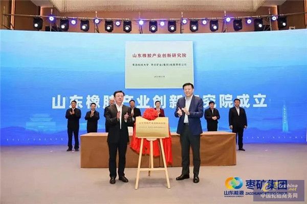 山东橡胶产业创新研究院揭牌！(图1)
