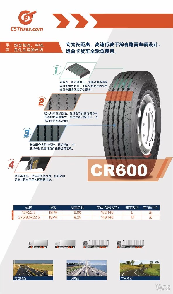 正新CR600轮胎型号档案：产品定位、核心技术、适用车型与使用场景