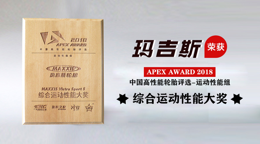 玛吉斯VS5成功斩获“综合运动性能大奖”！