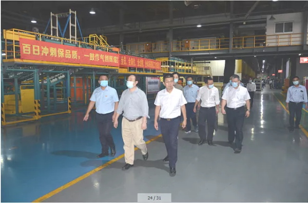 政府领导到访 对轮胎企业扭亏工作现场督导