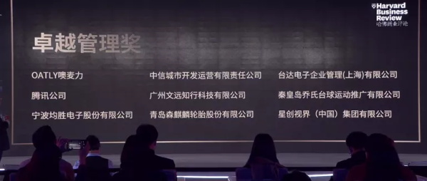 森麒麟荣获《哈佛商业评论》2021年度“卓越管理奖”