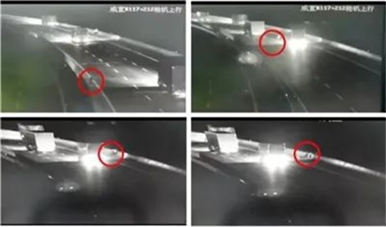 高速离奇事故：货车轮胎脱落“追”1000米 撞伤该车副驾驶