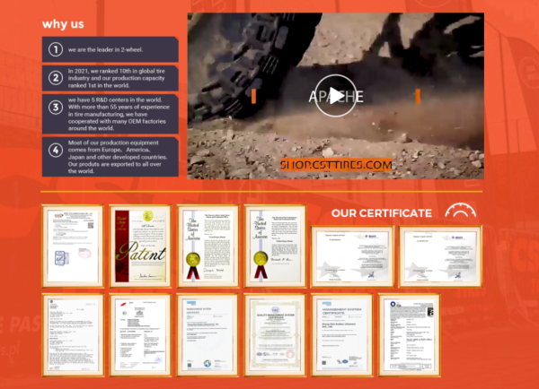 CST正新轮胎阿里巴巴国际站上线啦